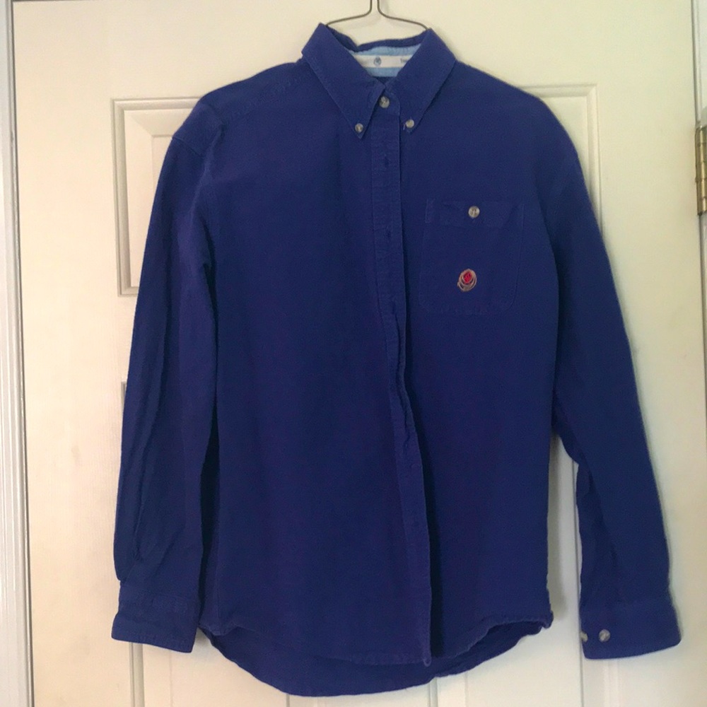 20X Blue/Deep Purple button down